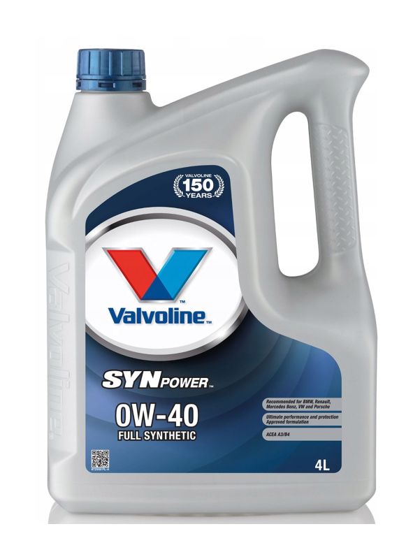 Valvoline SynPower — olej silnikowy